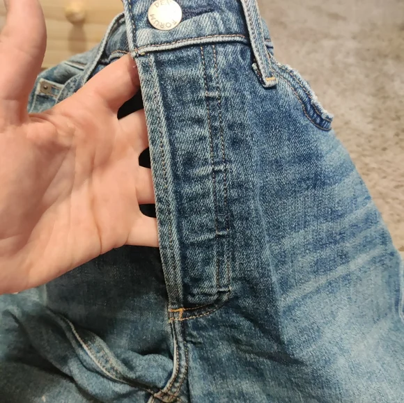 Aritzia Denim Forum Arlo High Rise Straight Jeans short - Picture 8 of 15